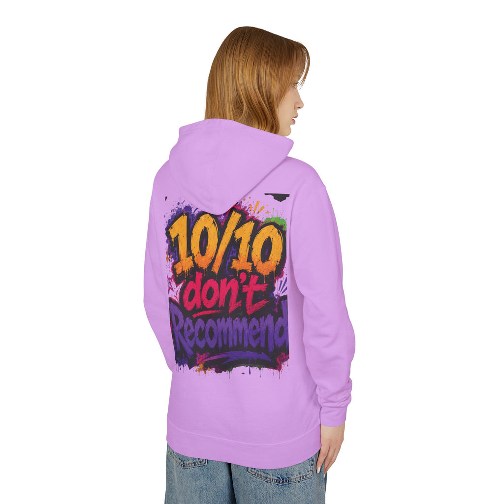 Adulting Is Ghetto Hoodie — “10/10 Don’t Recommend” Graphic Sweatshirt