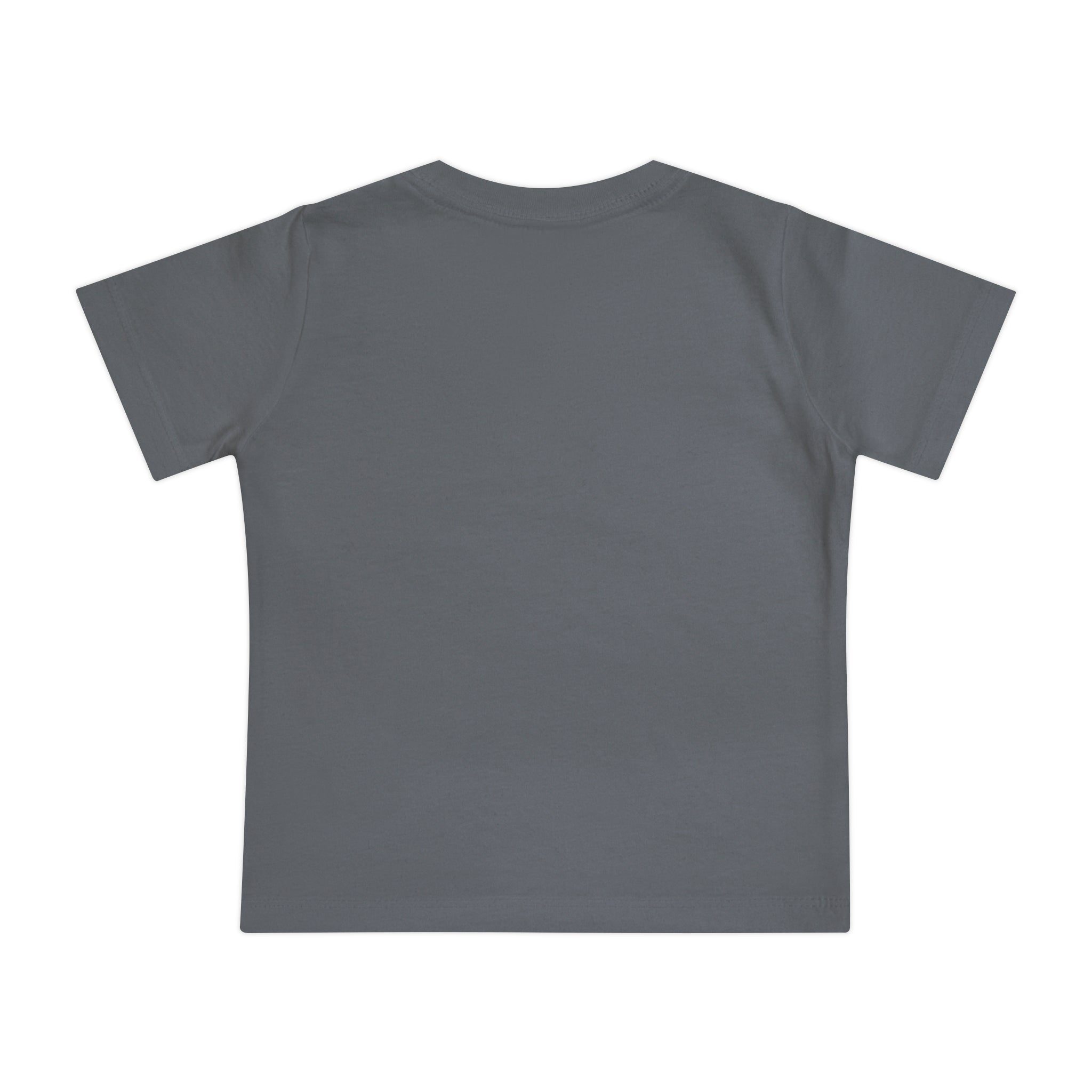 Baby T-Shirt — Cute Red Fuzzy Character DJ Graphic Tee for Infants