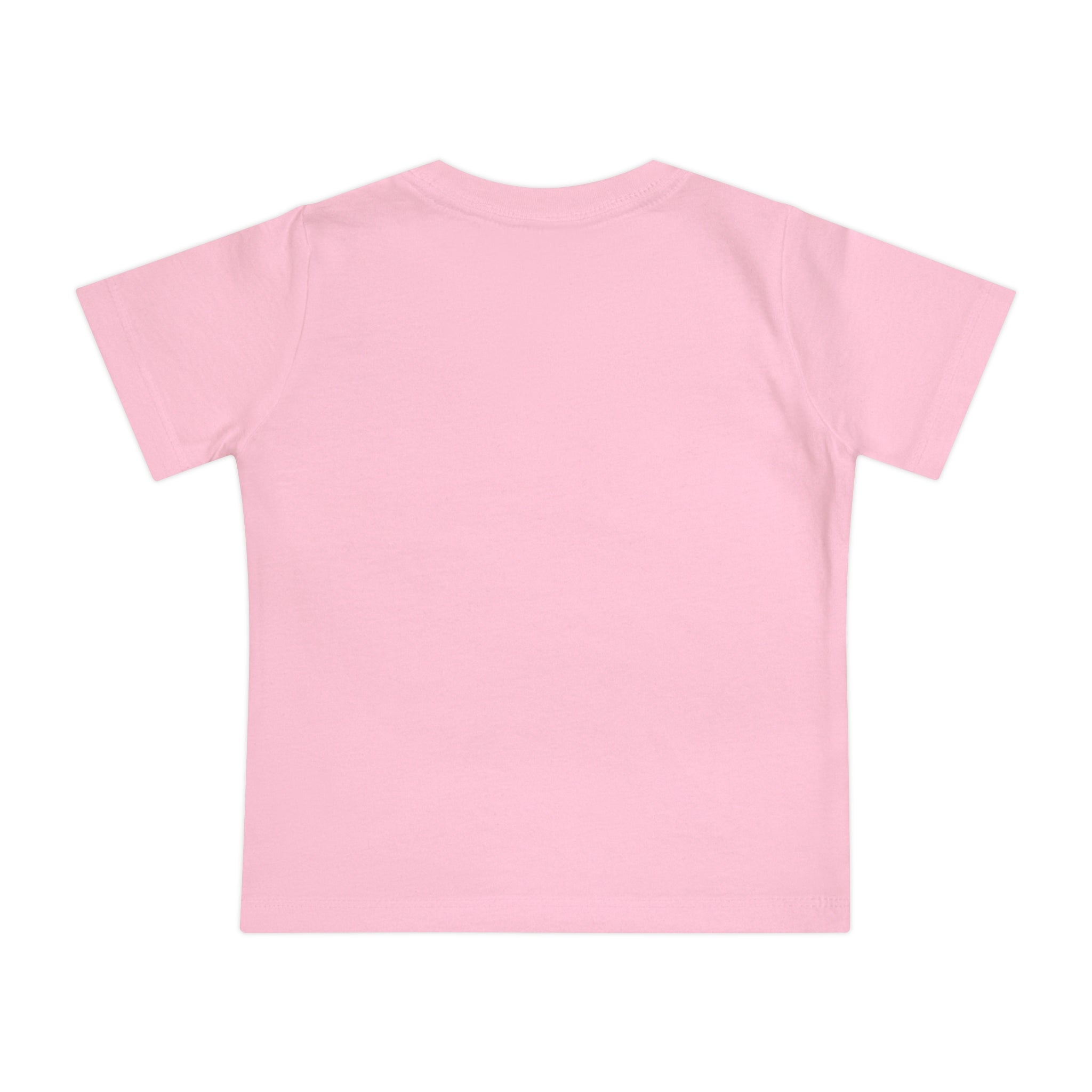 Baby T-Shirt — Cute Red Fuzzy Character DJ Graphic Tee for Infants