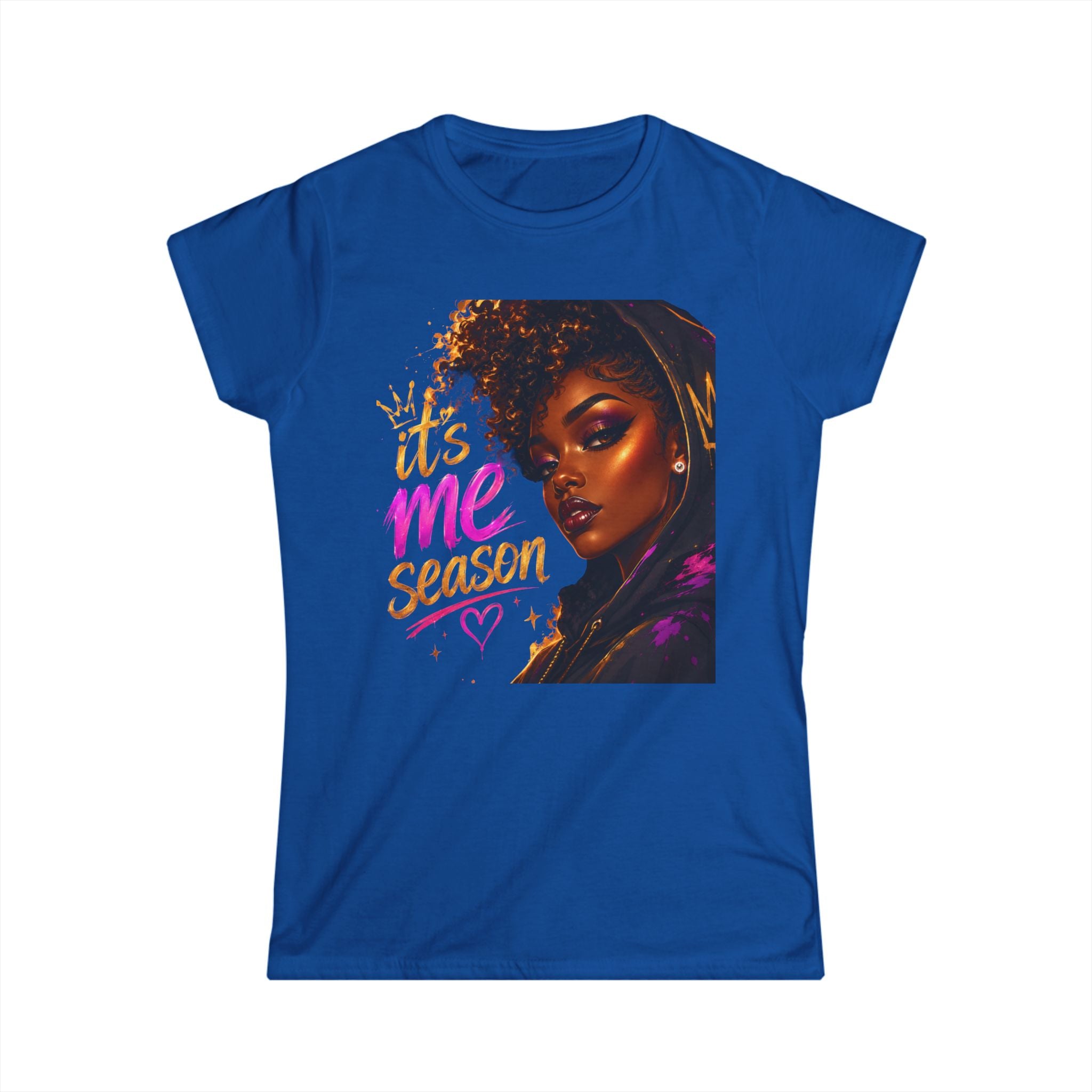 It’s Me Season tee | Afrocentric portrait, confident woman graphic