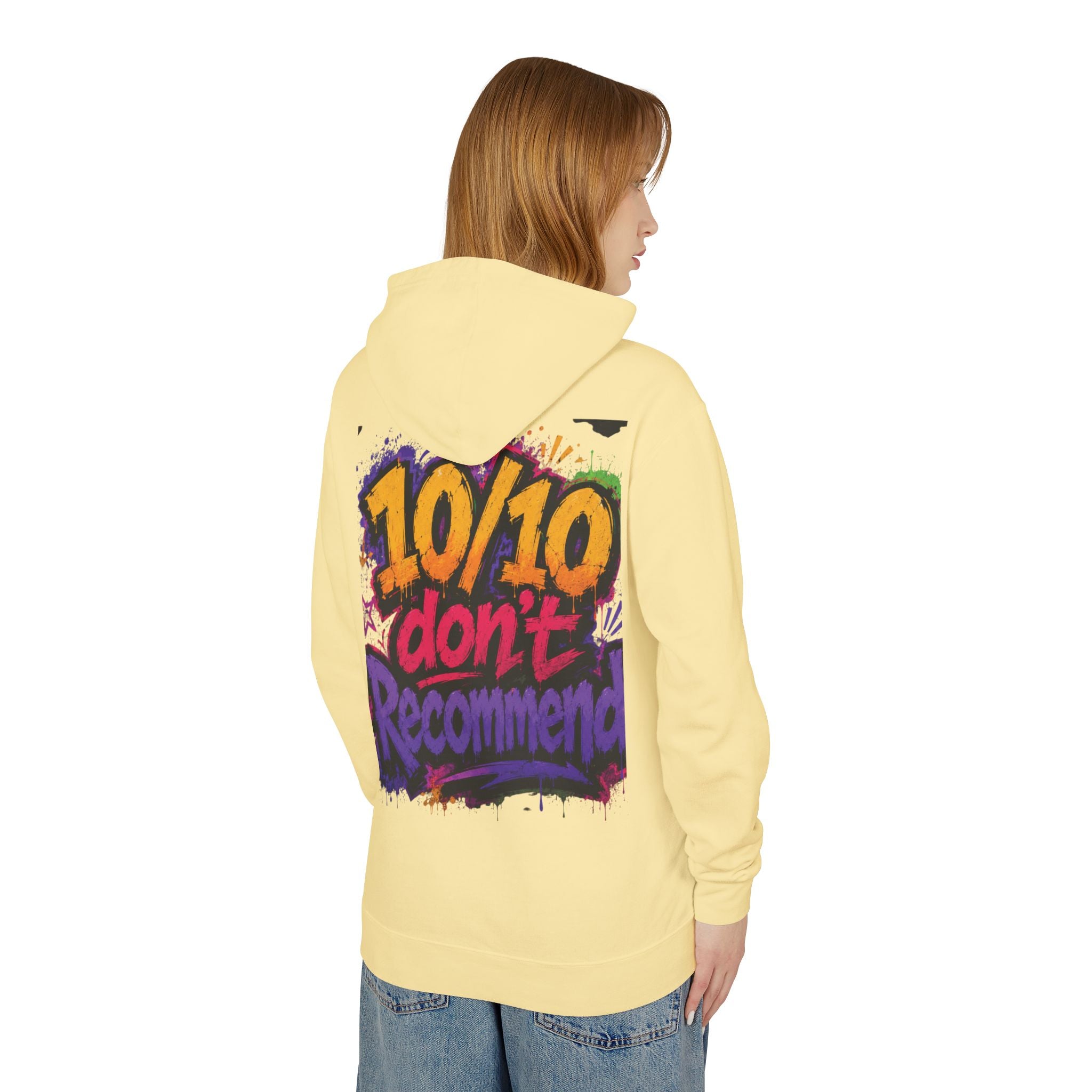 Adulting Is Ghetto Hoodie — “10/10 Don’t Recommend” Graphic Sweatshirt