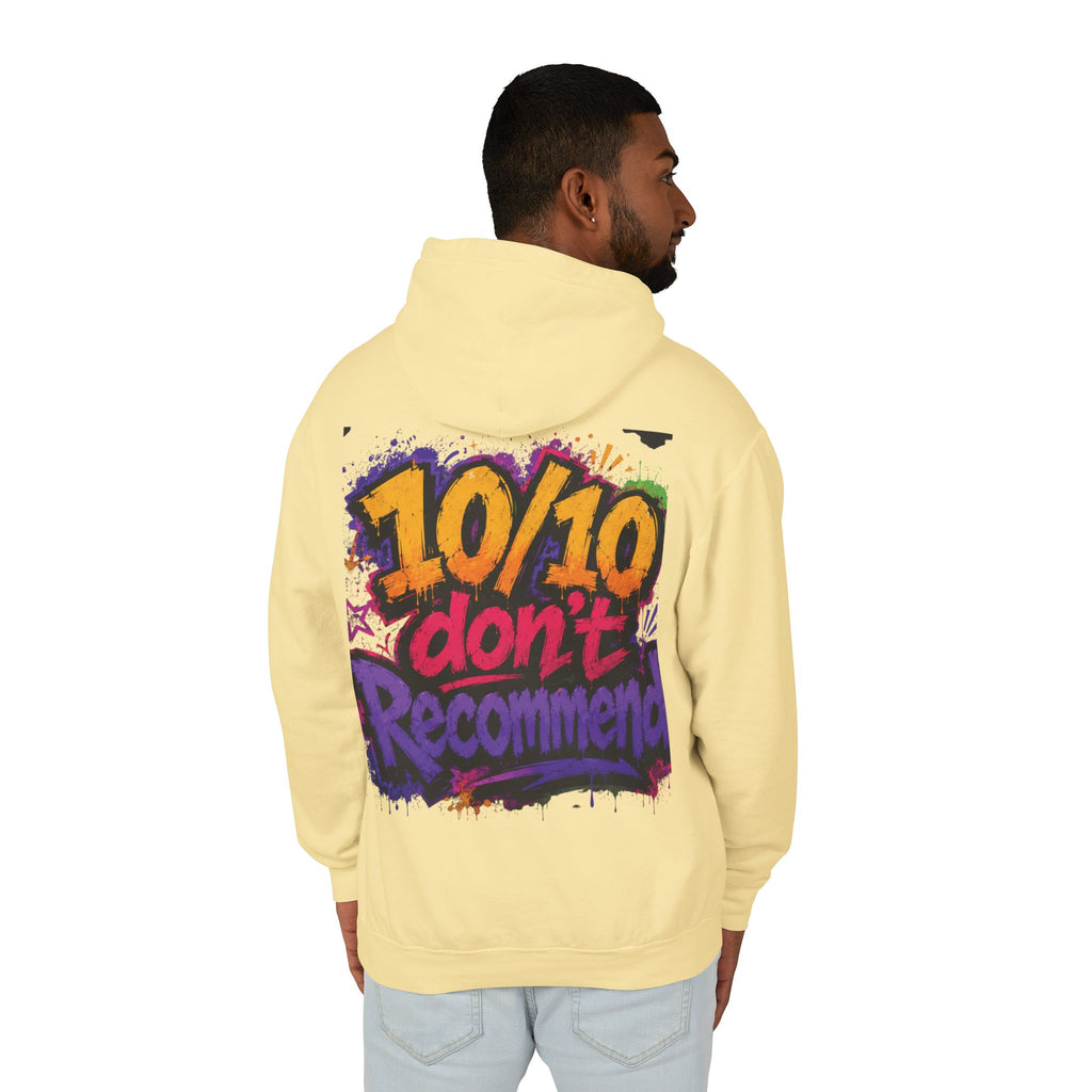 Adulting Is Ghetto Hoodie — “10/10 Don’t Recommend” Graphic Sweatshirt