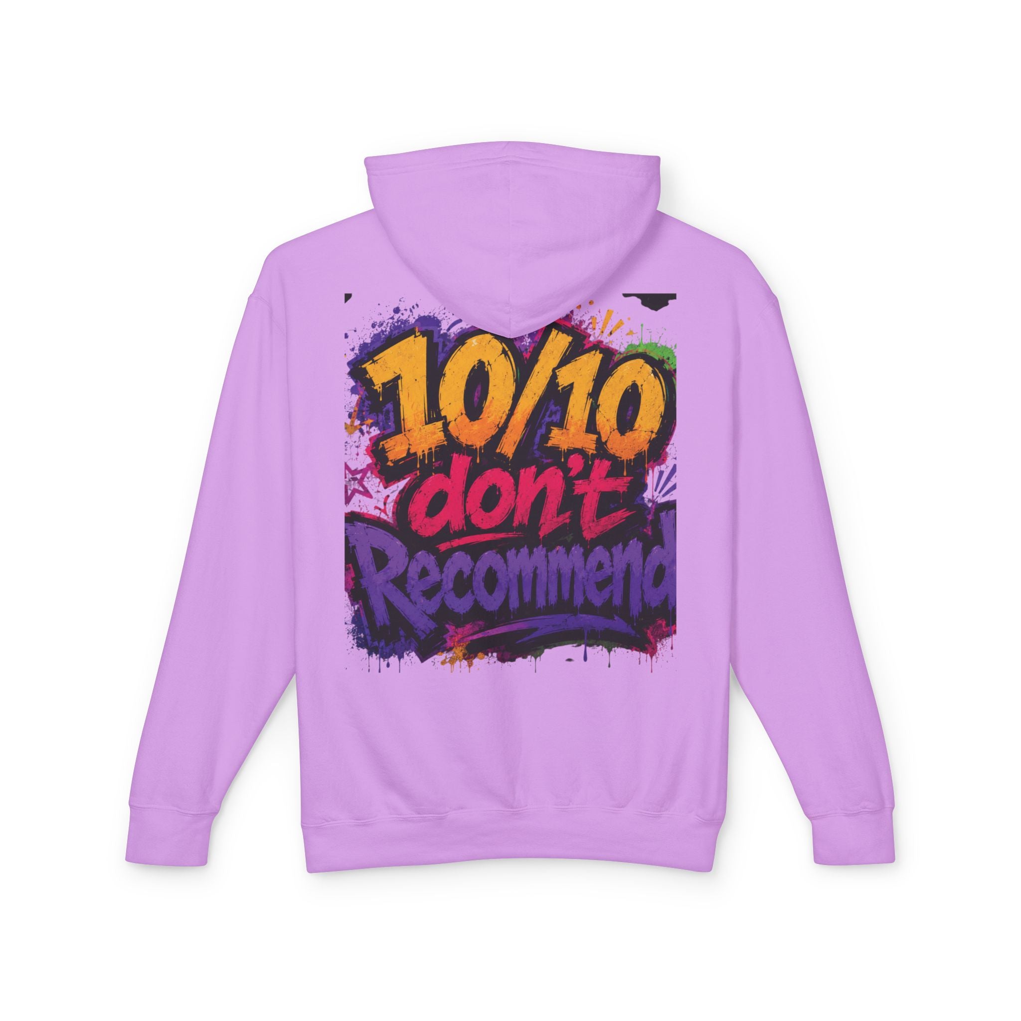 Adulting Is Ghetto Hoodie — “10/10 Don’t Recommend” Graphic Sweatshirt