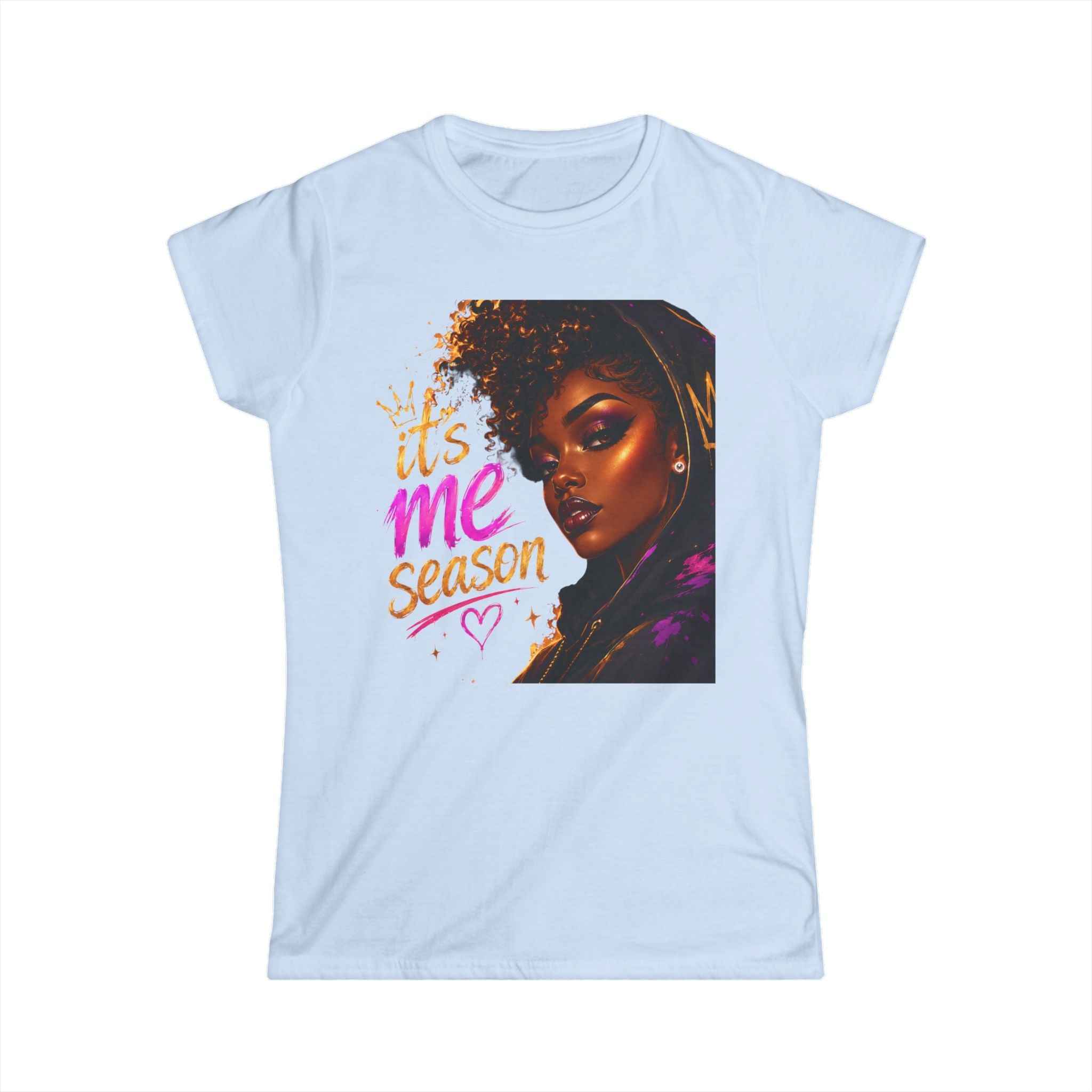 It’s Me Season tee | Afrocentric portrait, confident woman graphic