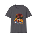 Not Today Satan graphic T-Shirt | Black Girl Magic afro illustration