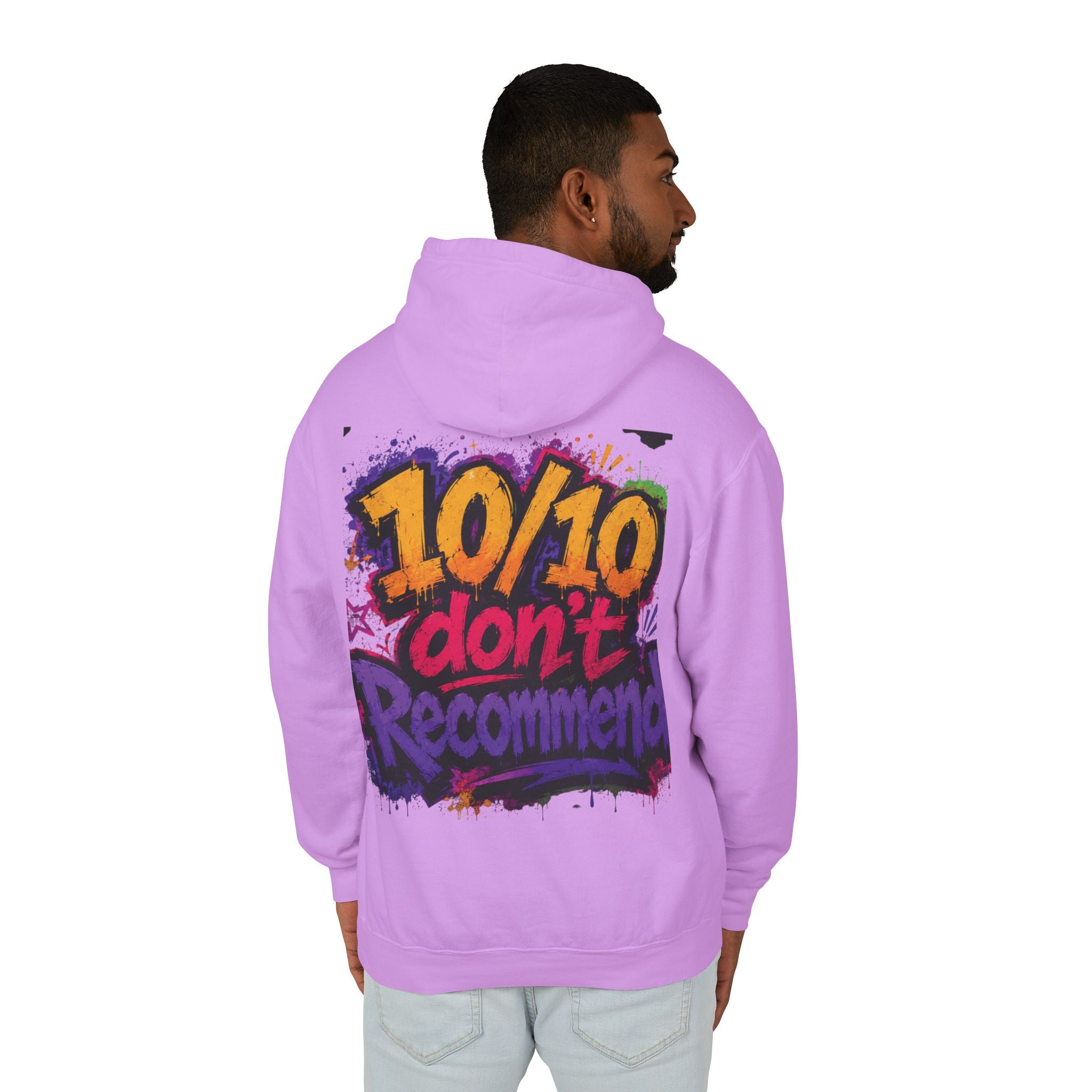 Adulting Is Ghetto Hoodie — “10/10 Don’t Recommend” Graphic Sweatshirt