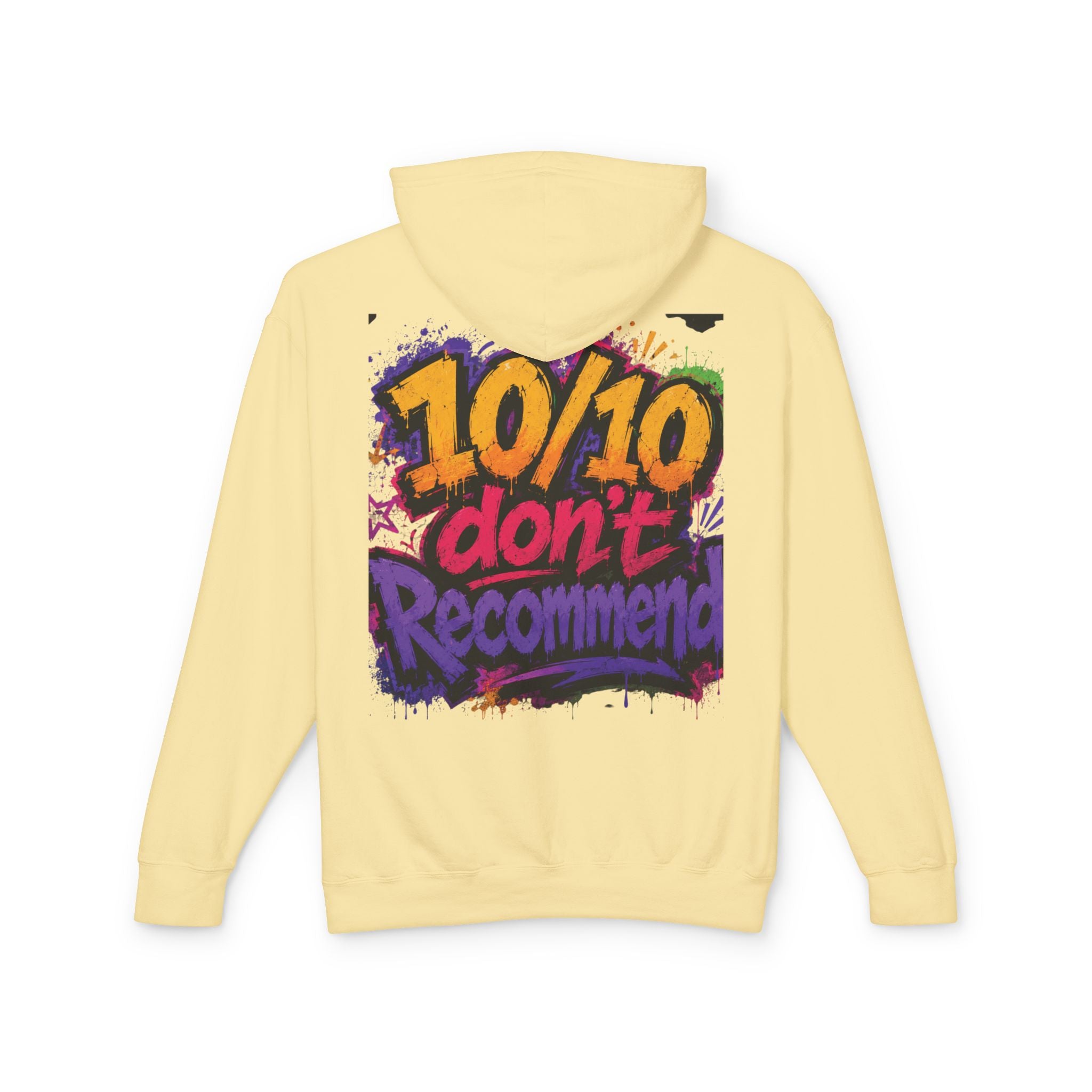 Adulting Is Ghetto Hoodie — “10/10 Don’t Recommend” Graphic Sweatshirt