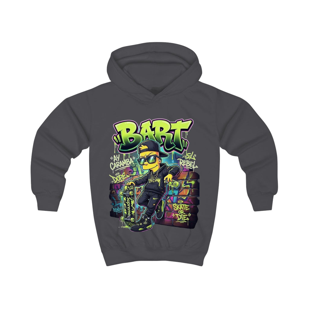 Kids Hoodie — 'BART' Graffiti Skateboard Streetwear Pullover