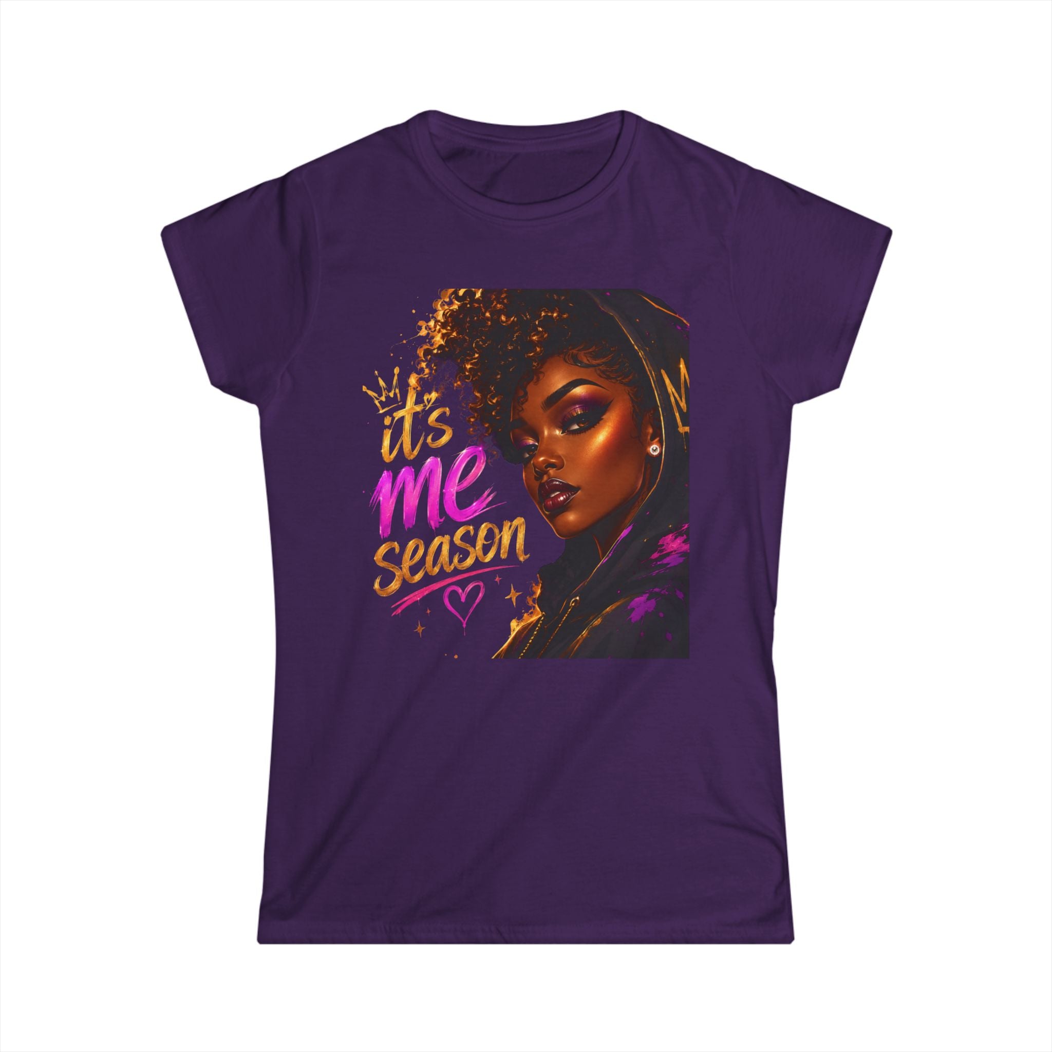 It’s Me Season tee | Afrocentric portrait, confident woman graphic